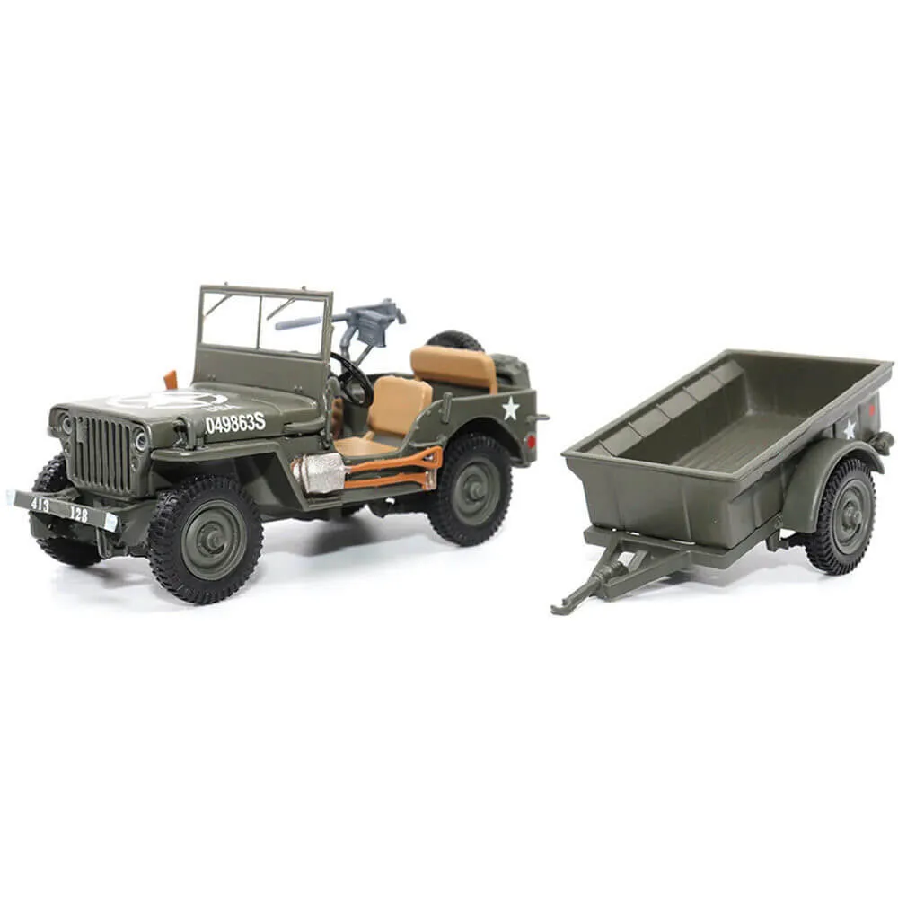 1/4-Ton Willys Jeep With Trailer