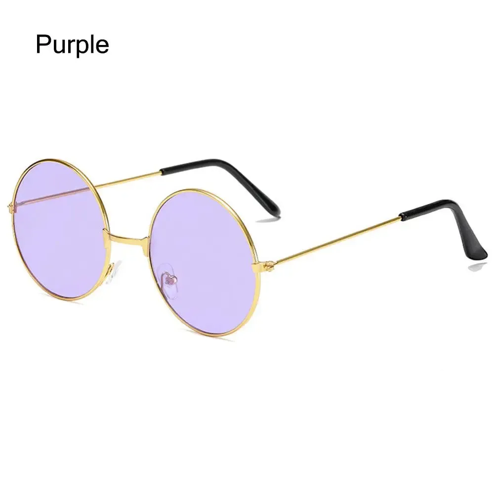 2022 Fashion Retro Round Hippie Sunglasses