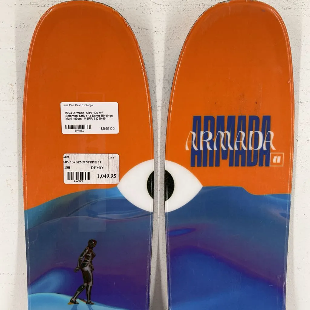 2024 Armada ARV 106 w/ Salomon Strive 13 Demo Bindings