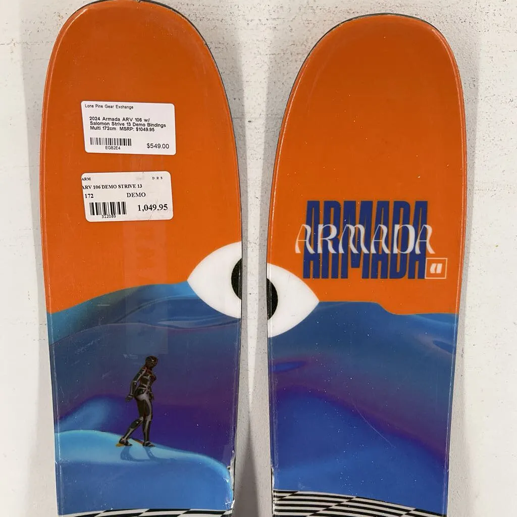 2024 Armada ARV 106 w/ Salomon Strive 13 Demo Bindings