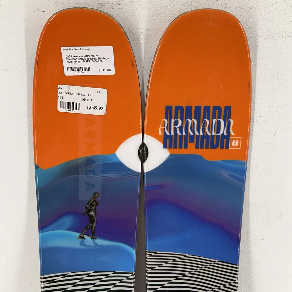 2024 Armada ARV 106 w/ Salomon Strive 13 Demo Bindings