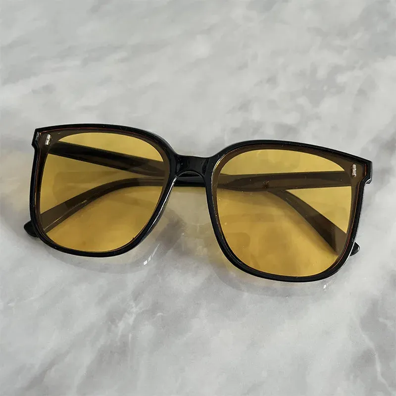 2024 New Square Women Retro Brand Designer High-Quality Oversized Sunglasses