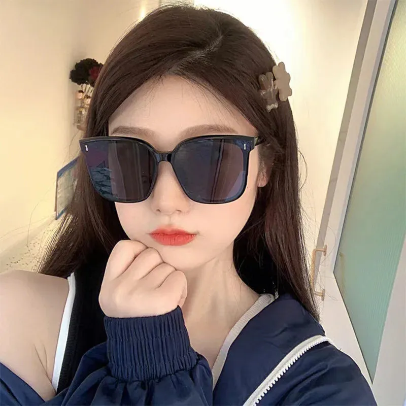 2024 New Square Women Retro Brand Designer High-Quality Oversized Sunglasses