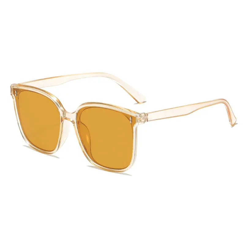 2024 New Square Women Retro Brand Designer High-Quality Oversized Sunglasses