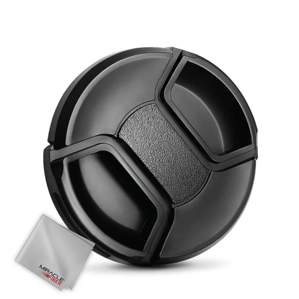 49mm Plastic Snap-On Lens Cap Black