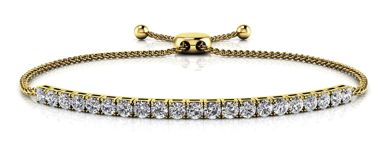 Adjustable Diamond Dreams Lab-Grown Diamond Bracelet with 1.79 ct.(finished) 2.75mm