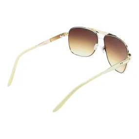 Aviator Sunglasses Black/White