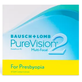 Bausch   Lomb PureVision 2 Multifocal For Presbyopia - 6 Pack Contact Lenses