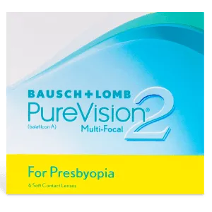 Bausch   Lomb PureVision 2 Multifocal For Presbyopia - 6 Pack Contact Lenses