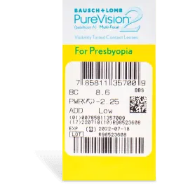 Bausch   Lomb PureVision 2 Multifocal For Presbyopia - 6 Pack Contact Lenses