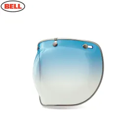 Bell Custom 500 3-Snap Bubble Deluxe Visor - Ice Blue Gradient