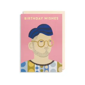 Birthday Wishes Glasses Card