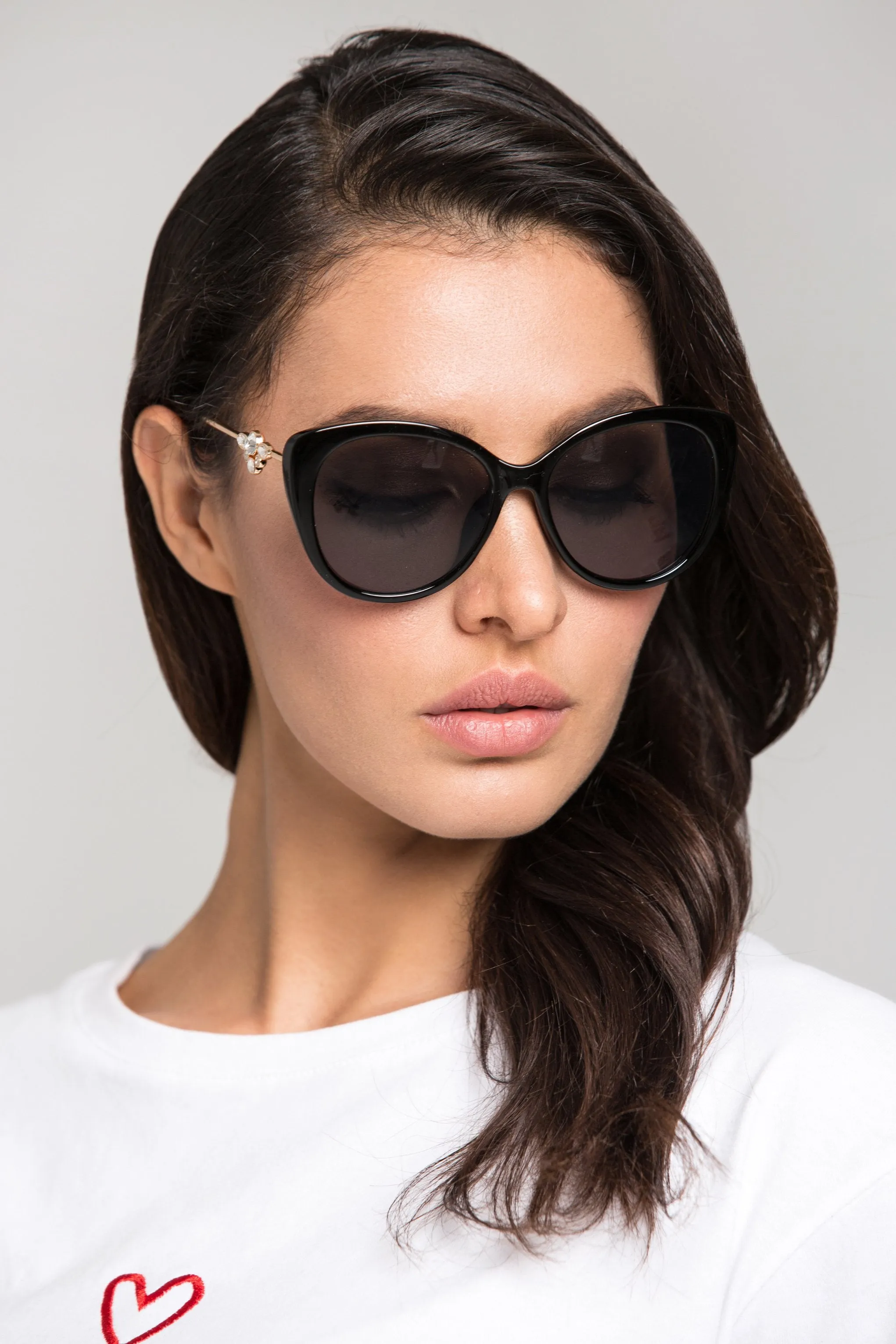 Black Jewel Temple Sunglasses