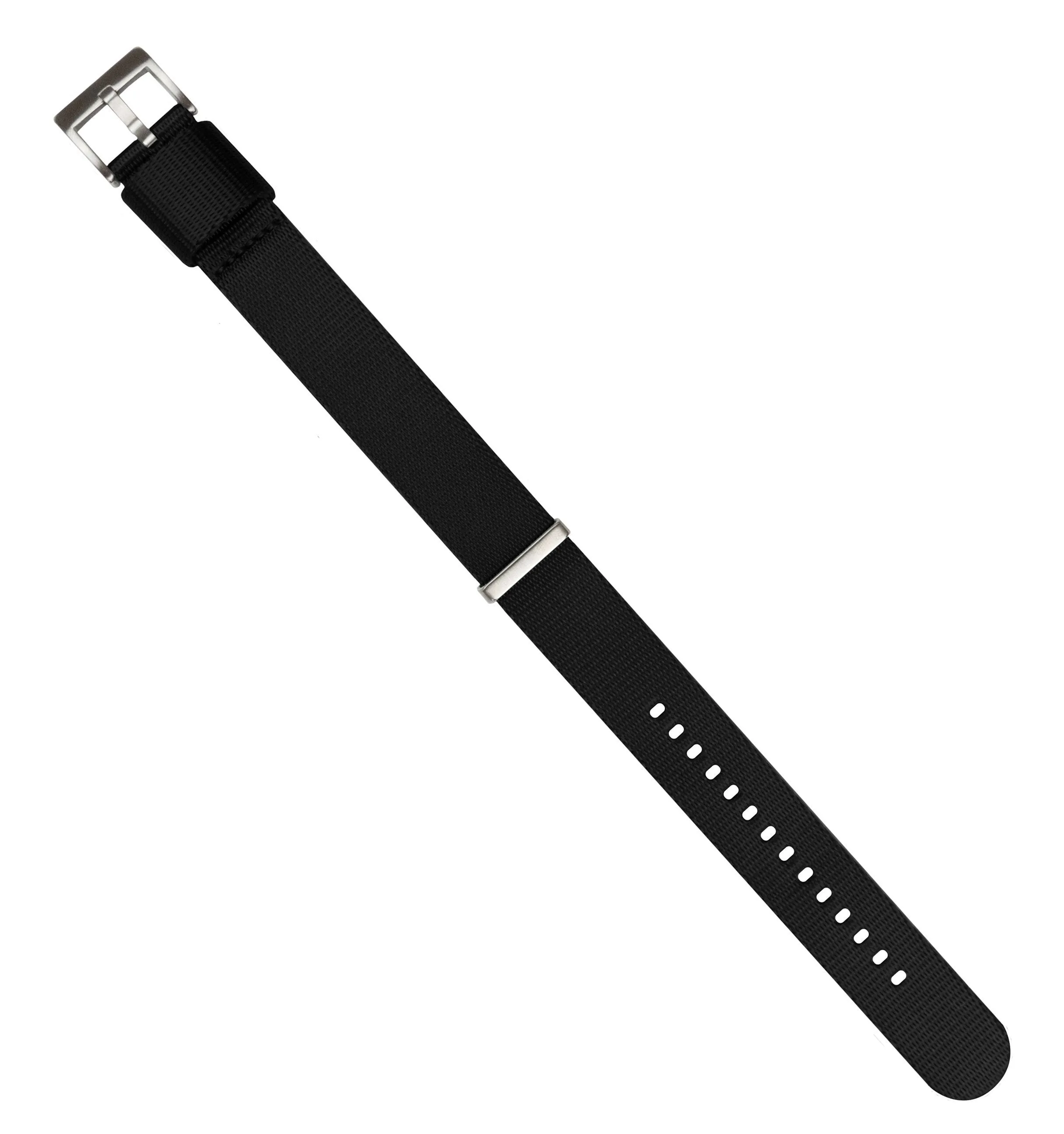 Black Nylon NATO® Style Watch Band