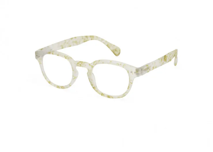 #C Izipizi Reading Glasses - Oily White