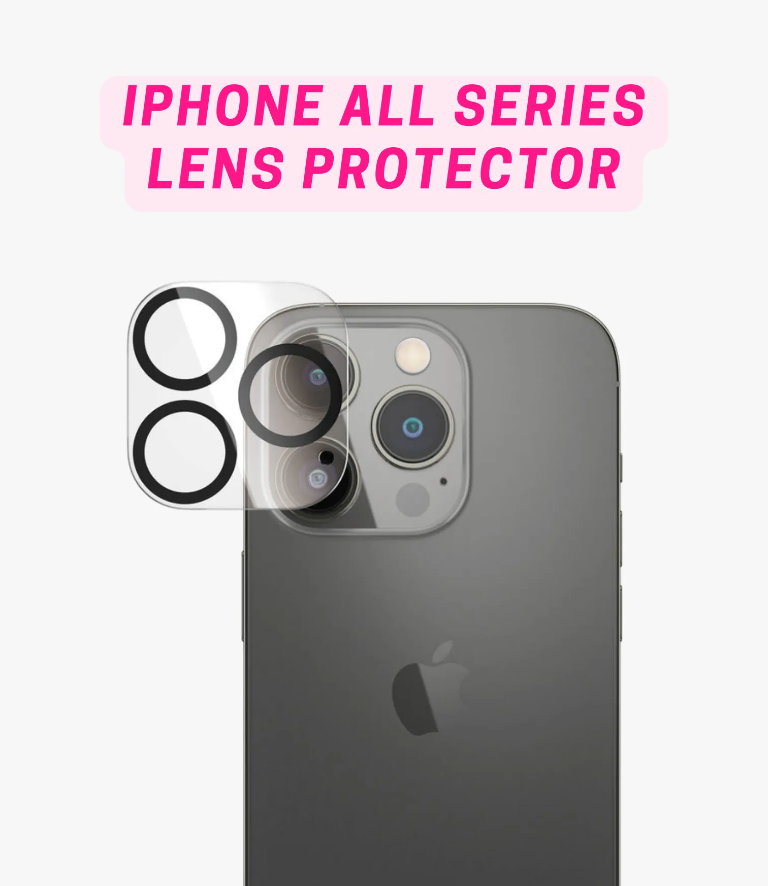 Camera Lens Protector For Iphone 12/13/14 & 15 Series