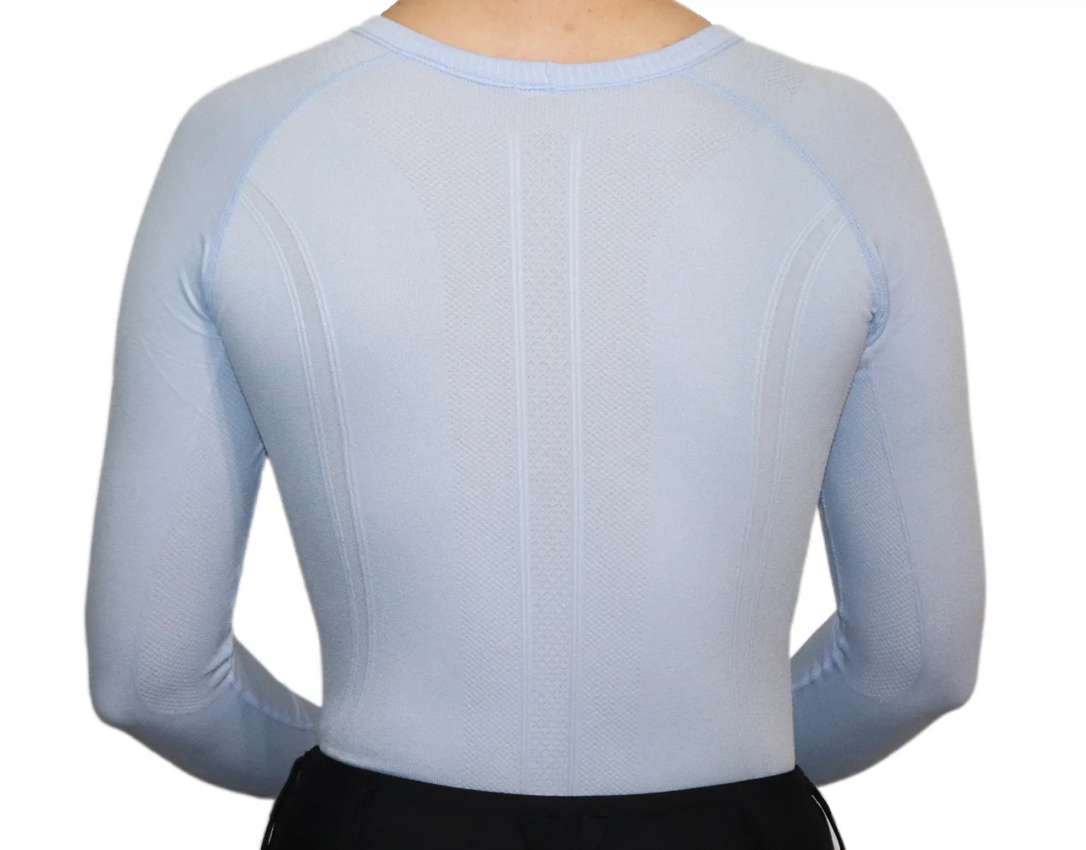 Chic Athletic Long Sleeve Shirt - Sky Blue