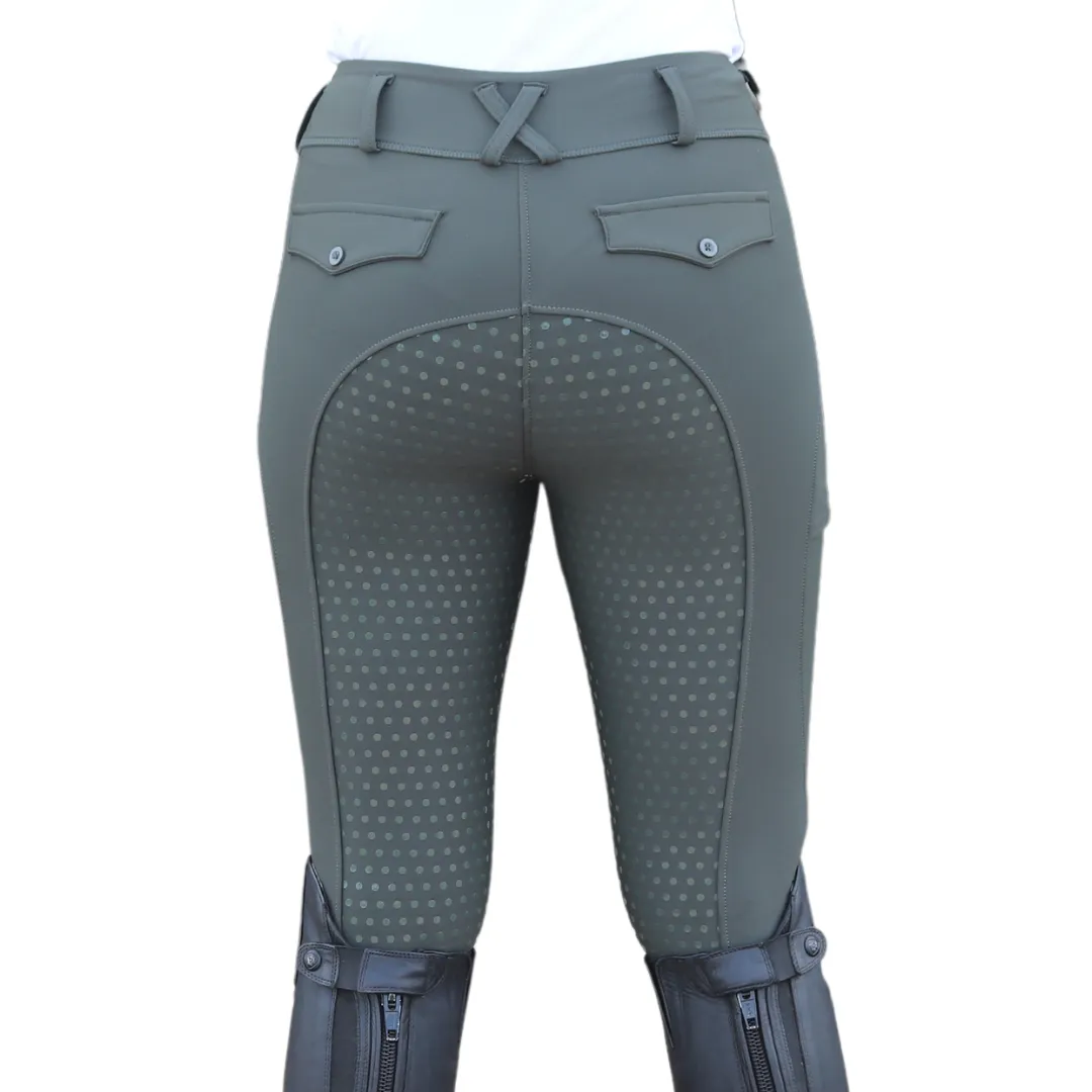 Comfort Grip Leggings - Forest Green