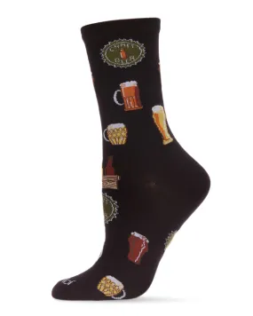 Craft Beer Bamboo Blend Crew Sock