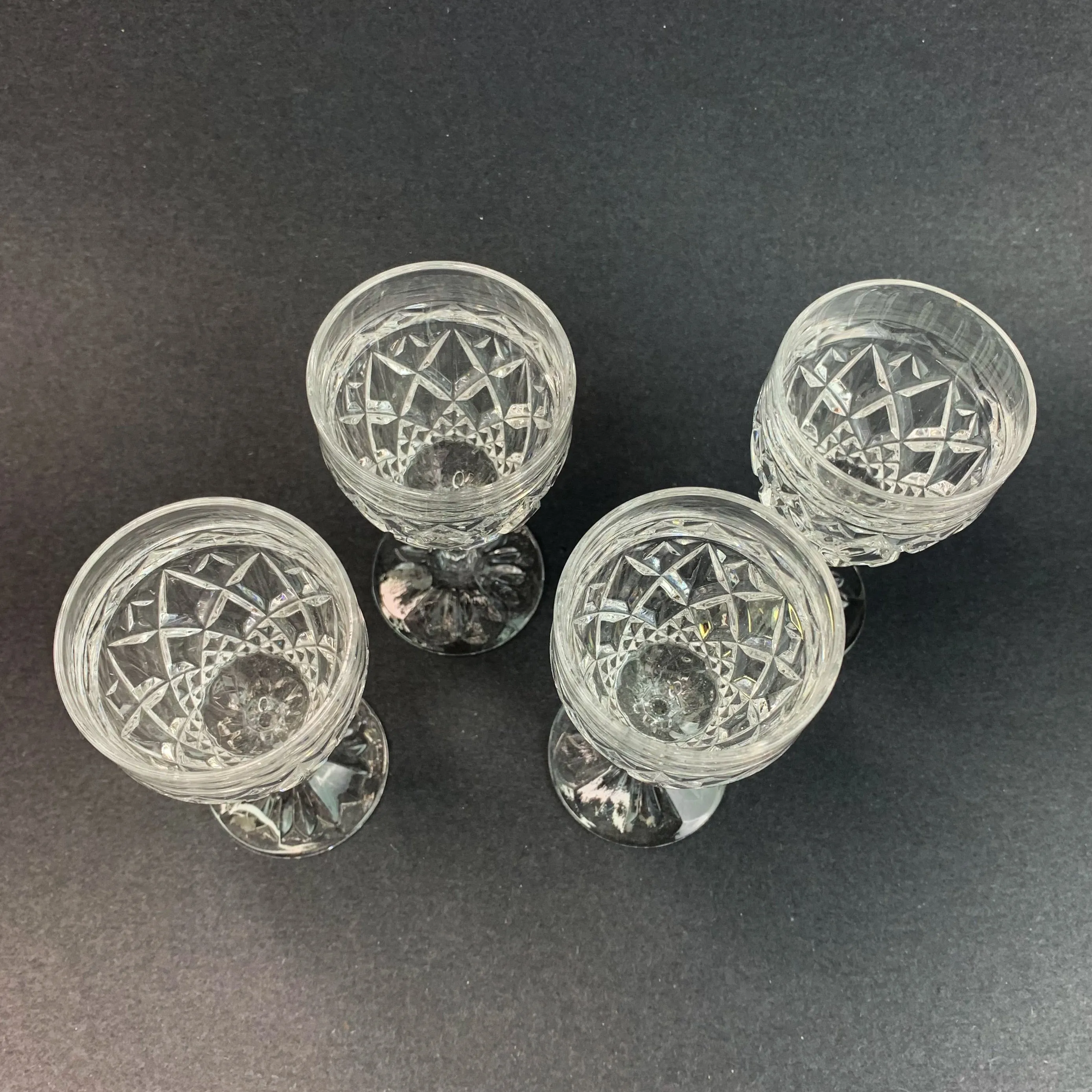 Czech Republic Bohemia Jihlavske Crystal Glasses