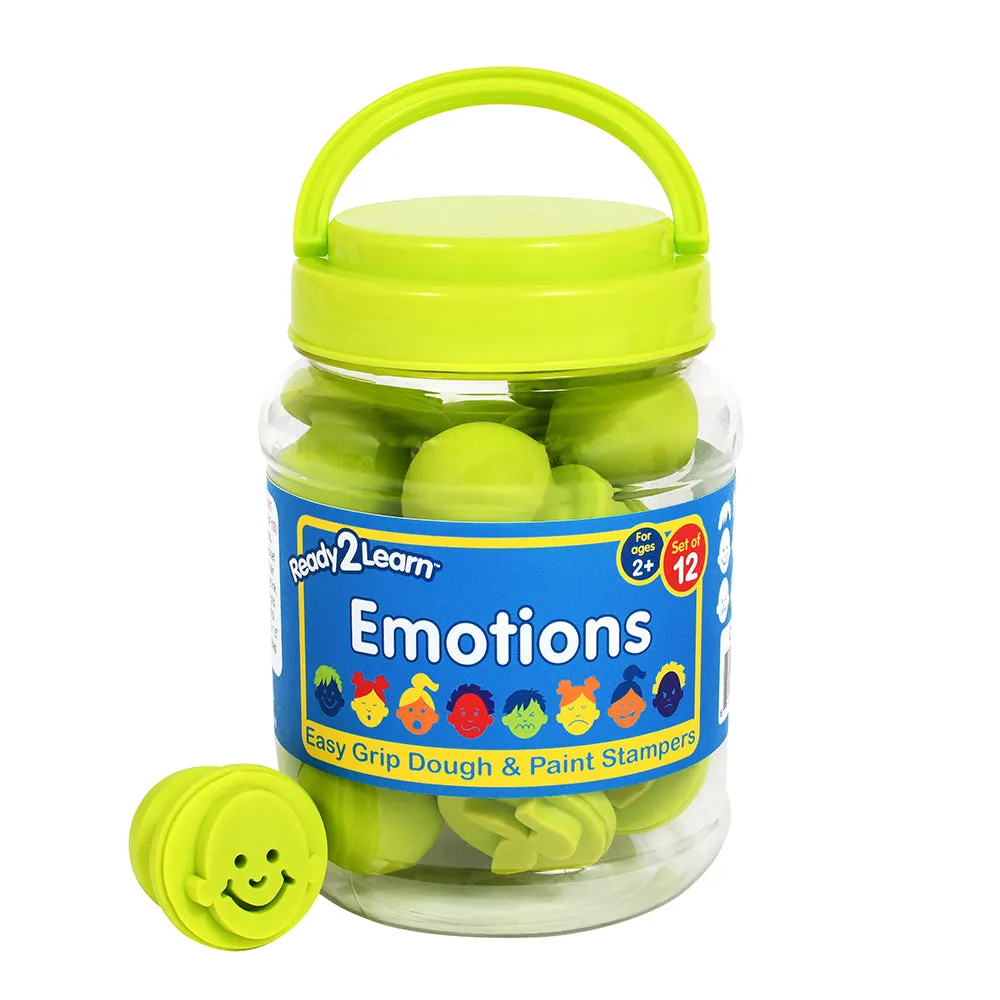 Easy Grip Stampers with Emotional Facial Expressions