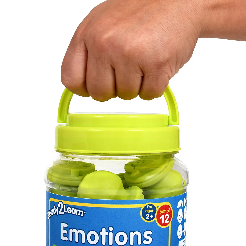 Easy Grip Stampers with Emotional Facial Expressions