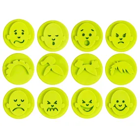 Easy Grip Stampers with Emotional Facial Expressions