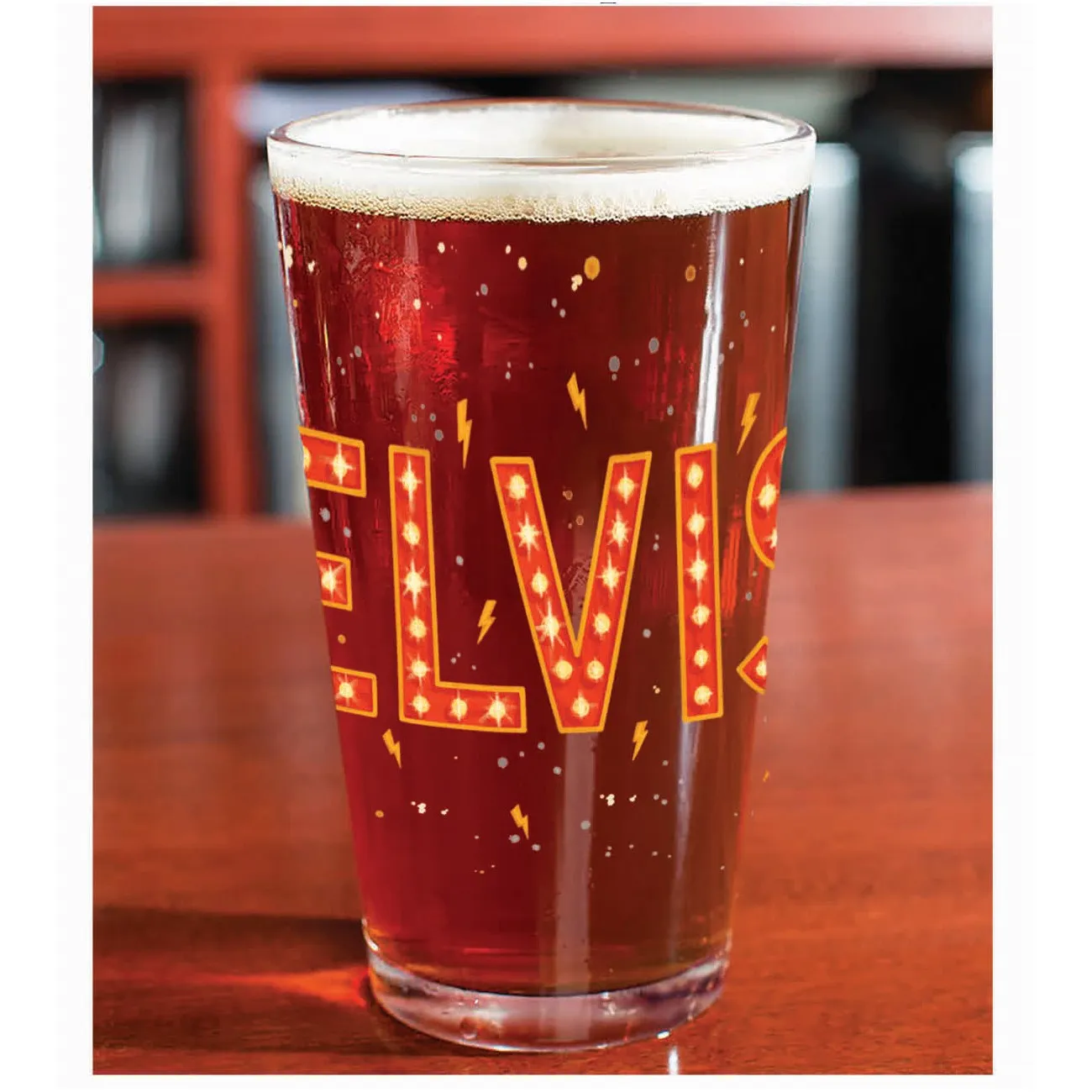 Elvis The King Pint Glass