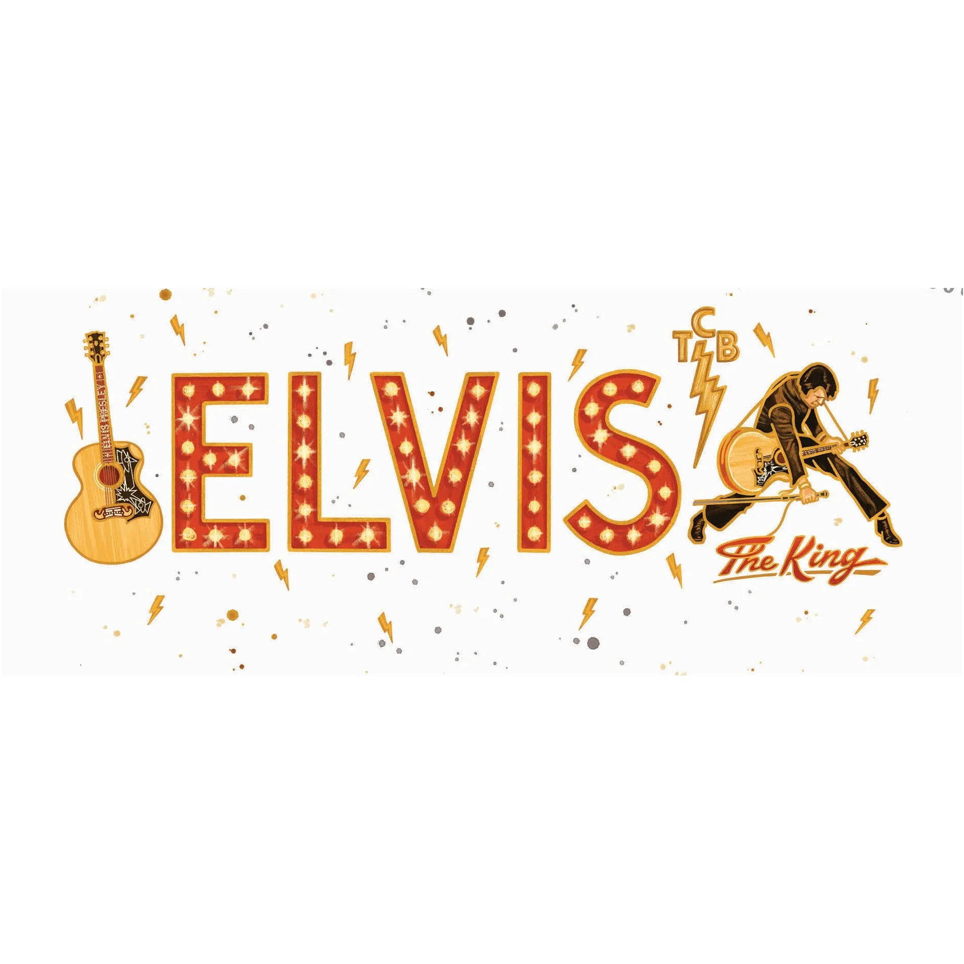 Elvis The King Pint Glass