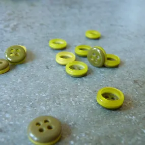 Fashion Rim Button - Yellow