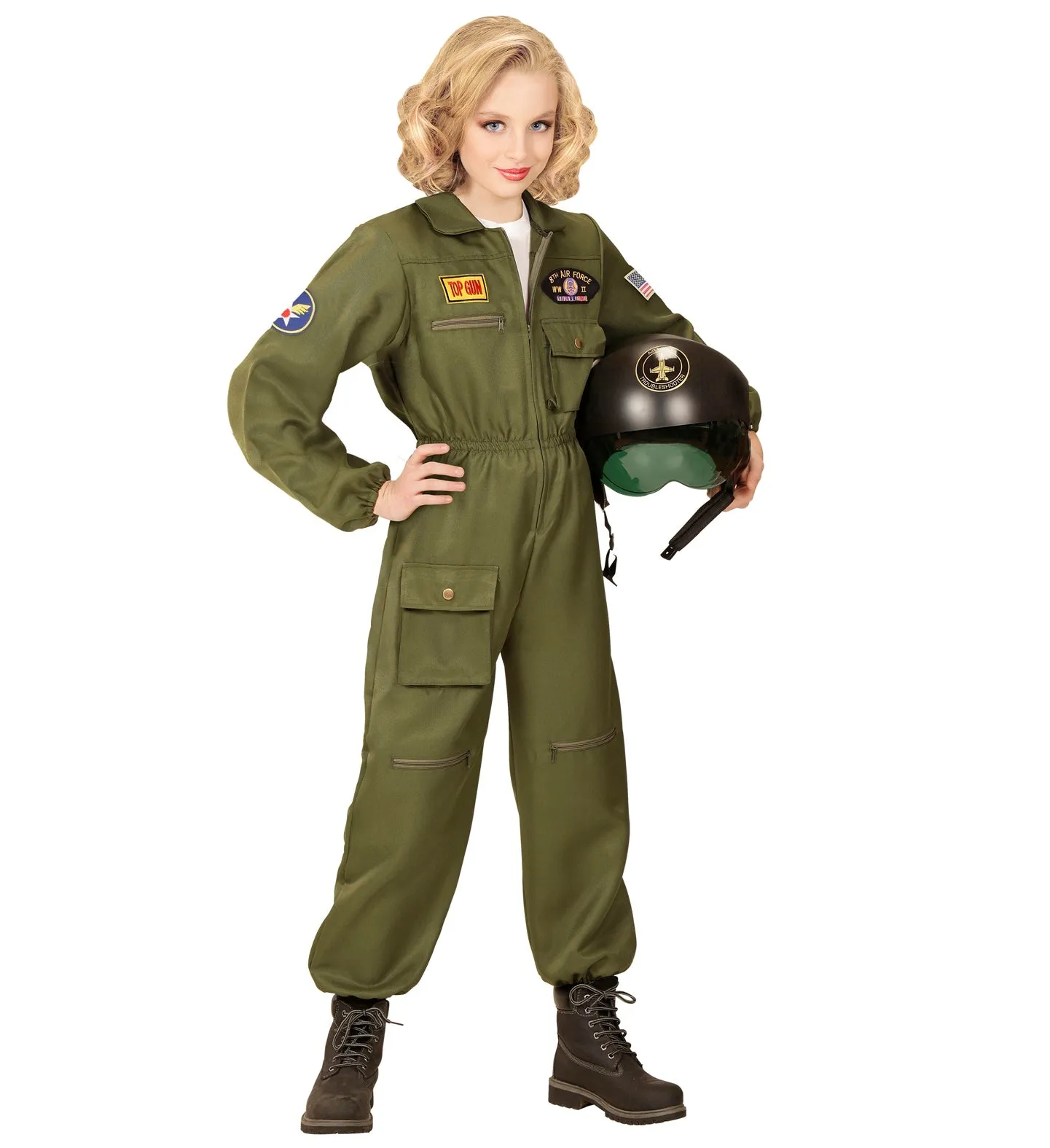 Fighter Jet Pilot Maverick Costume Kids