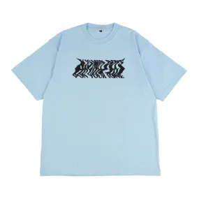 Font Tee - Light Blue