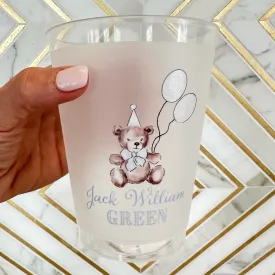 Full Color Teddy Bear Birthday Shatterproof Cups