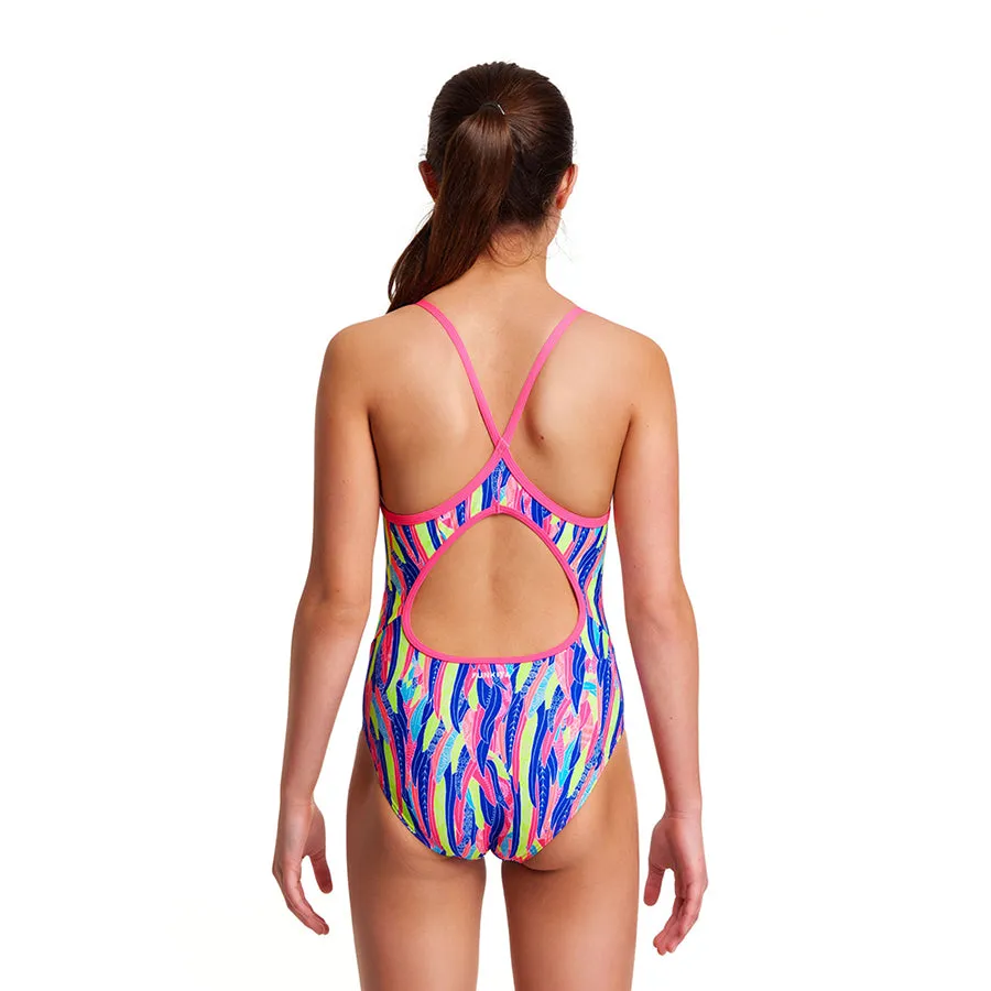 Funkita Girls Diamond Back One Piece FKS033G - Wing Tips