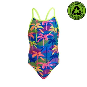 Funkita Girls Sustainable Diamond Back One Piece FKS033G - Palm A Lot