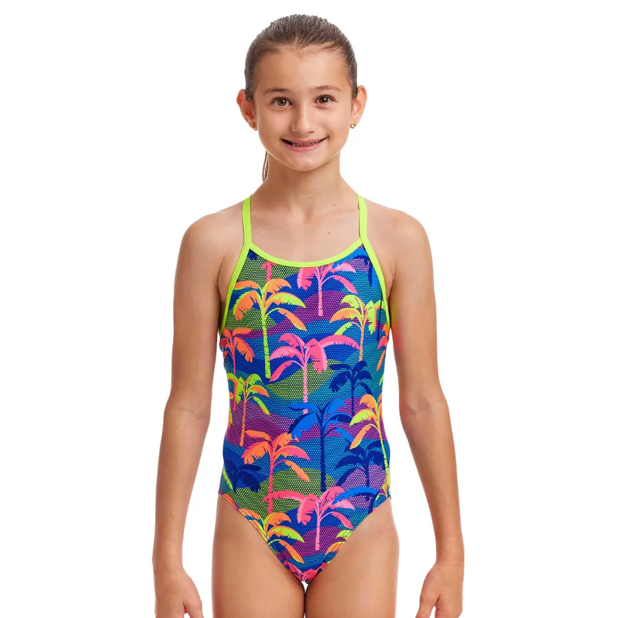 Funkita Girls Sustainable Diamond Back One Piece FKS033G - Palm A Lot