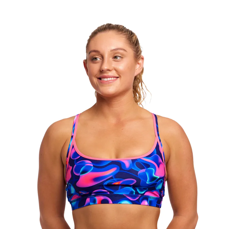 Funkita Womens Sports Top FS02L - Liquid Lights