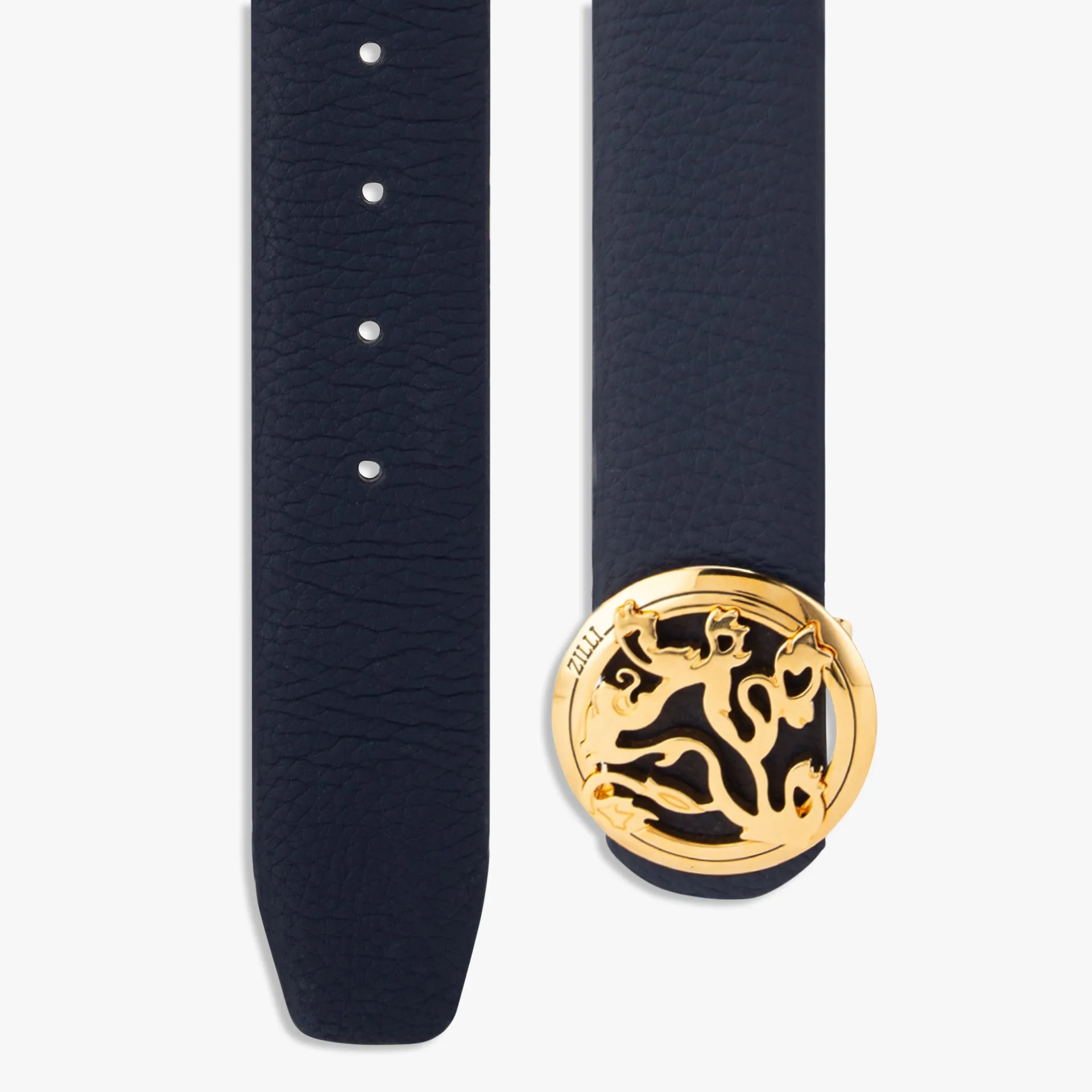 Gold-finish Lion Buckle Belt