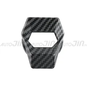 Honda Civic X Engine Start Stop Switch Button Push Button Cover Carbon