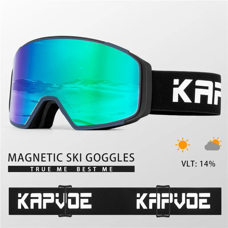 Kapvoe K0716 Ski Goggle with Magnetic Lens