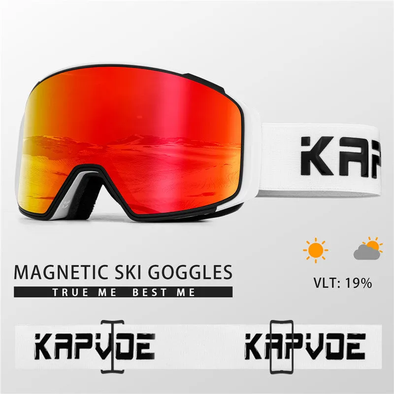 Kapvoe K0716 Ski Goggle with Magnetic Lens