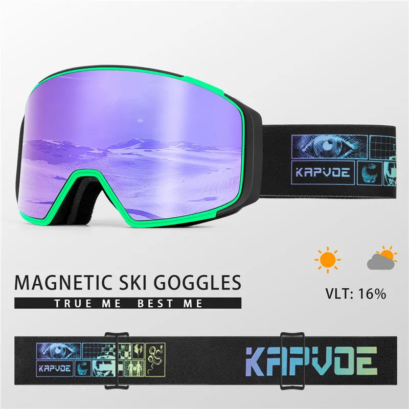 Kapvoe K0716 Ski Goggle with Magnetic Lens