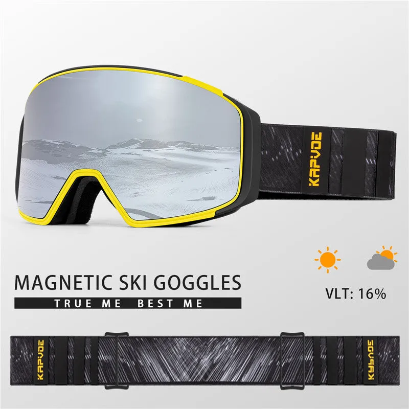 Kapvoe K0716 Ski Goggle with Magnetic Lens