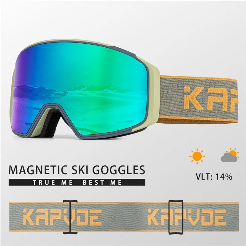 Kapvoe K0716 Ski Goggle with Magnetic Lens