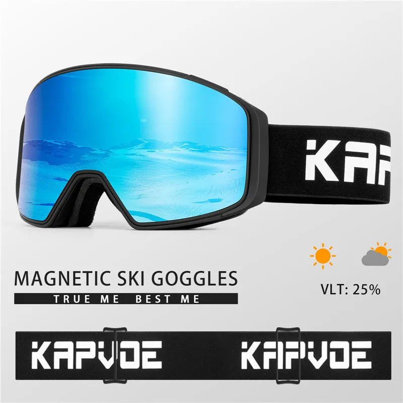 Kapvoe K0716 Ski Goggle with Magnetic Lens