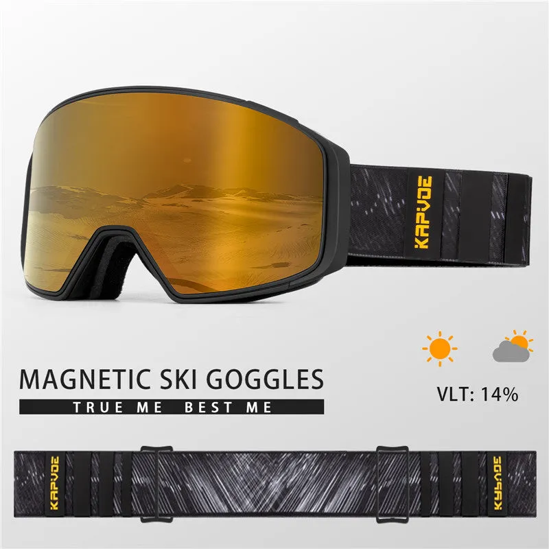 Kapvoe K0716 Ski Goggle with Magnetic Lens