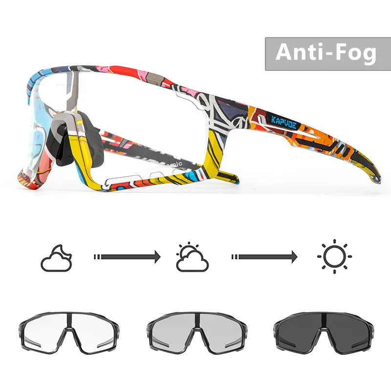 Kapvoe X76 Anti-Fog Photochromic Sunglasses