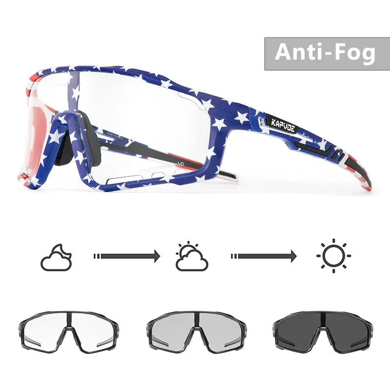 Kapvoe X76 Anti-Fog Photochromic Sunglasses