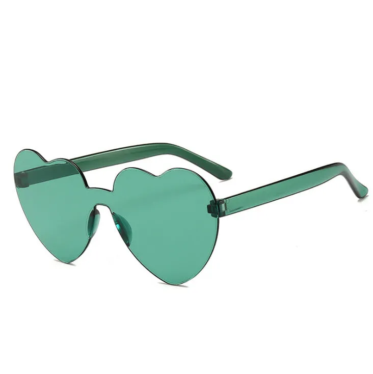 Ladies Love Shape Ocean Piece Personality One Piece Sunglasses