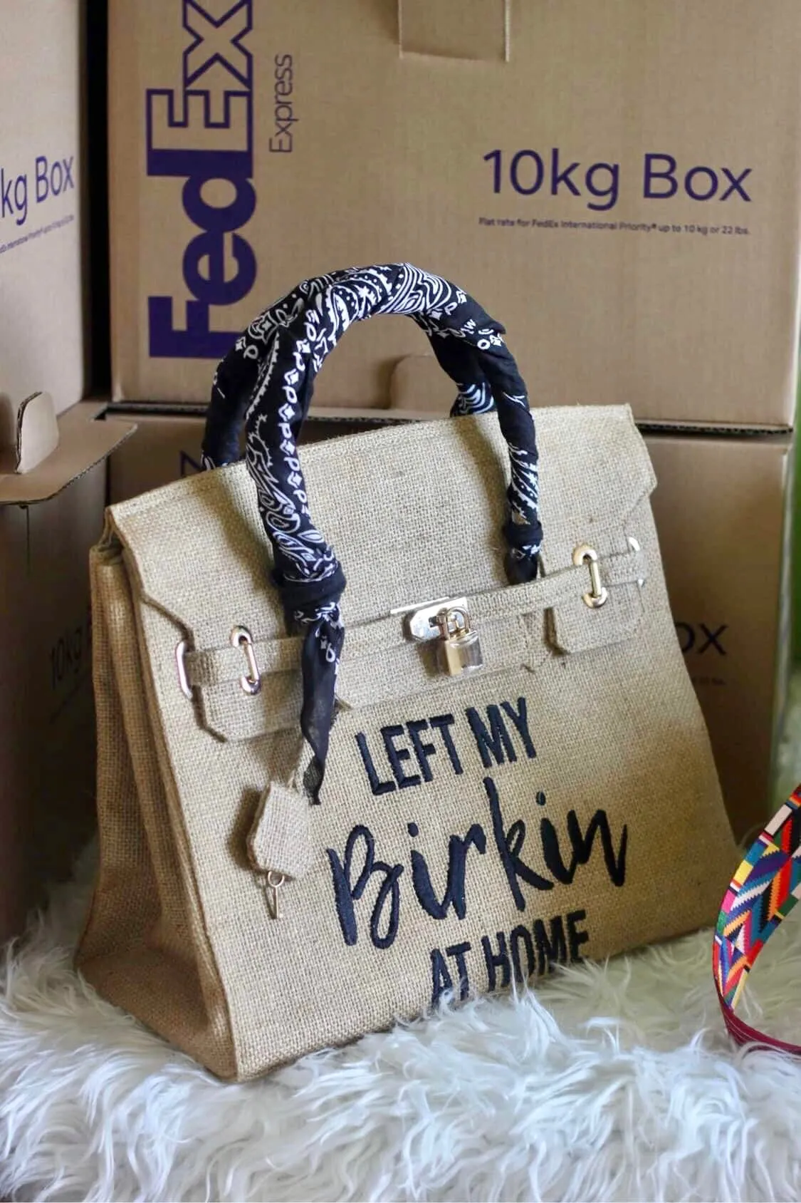 Left My Birkin At Home - 35cm Burlap Birkin